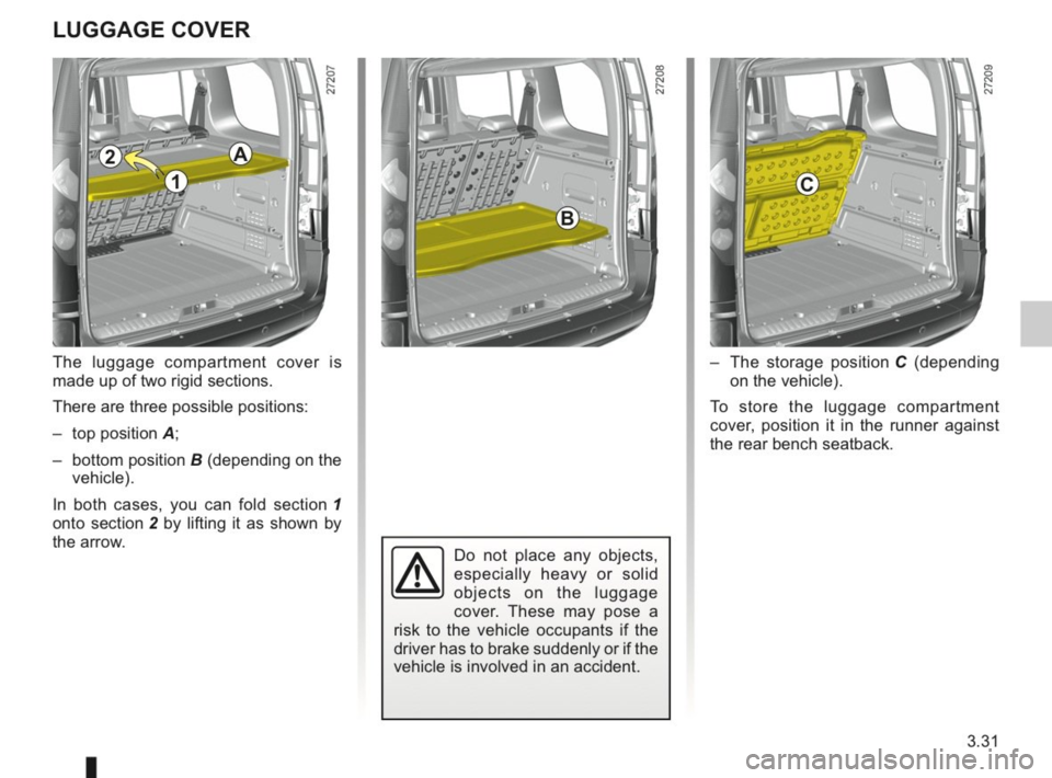 RENAULT KANGOO 2014 X61 / 2.G Owners Manual 