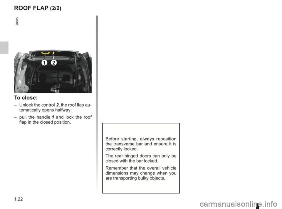 RENAULT KANGOO 2014 X61 / 2.G Owners Manual 