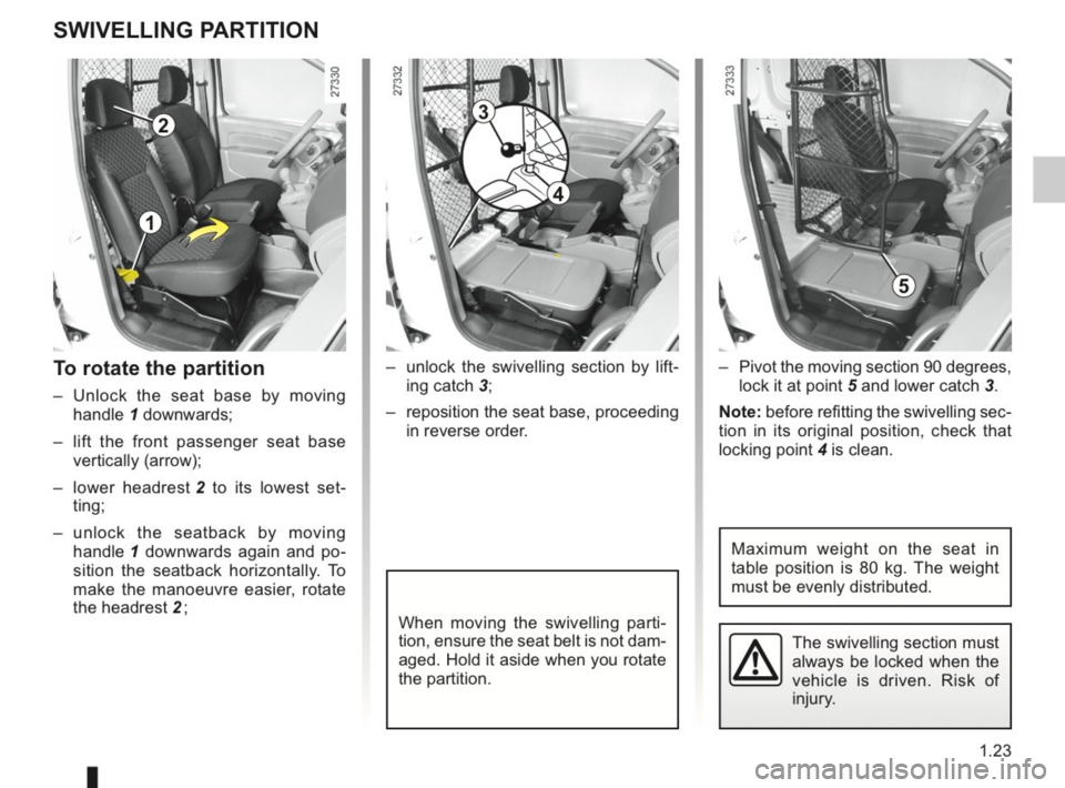 RENAULT KANGOO 2014 X61 / 2.G Owners Manual 