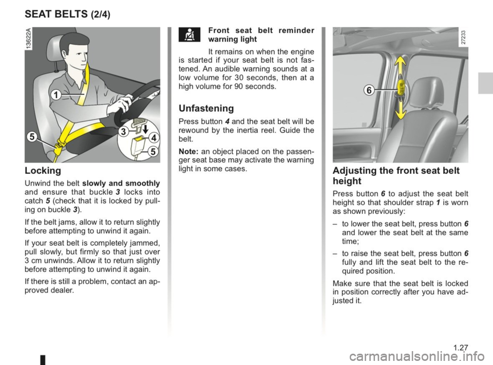 RENAULT KANGOO 2014 X61 / 2.G Owners Manual 