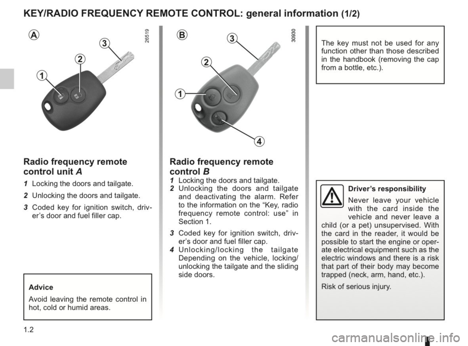 RENAULT KANGOO 2014 X61 / 2.G Owners Manual 