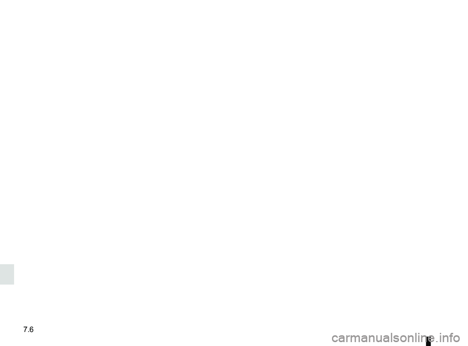 RENAULT DUSTER 2016  Owners Manual 7.6 