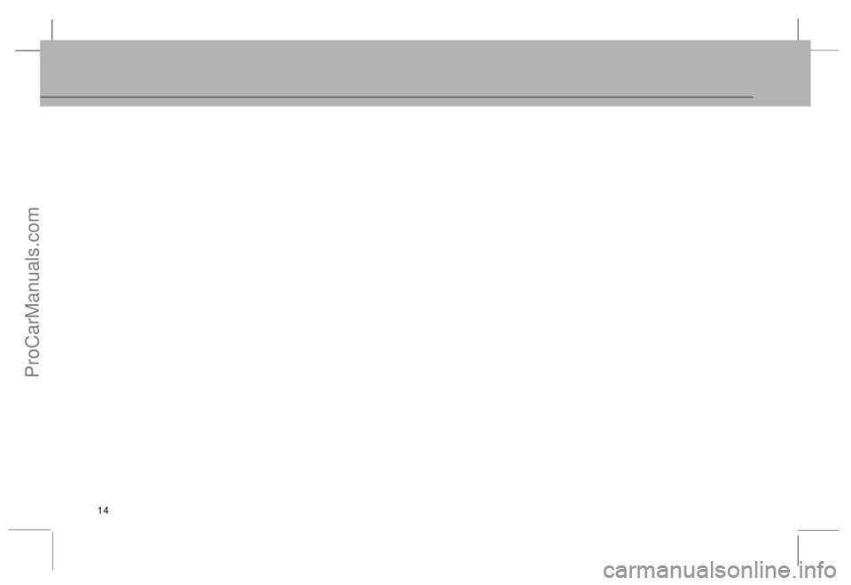 TATA SAFARI 2015  Owners Manual 14
ProCarManuals.com 