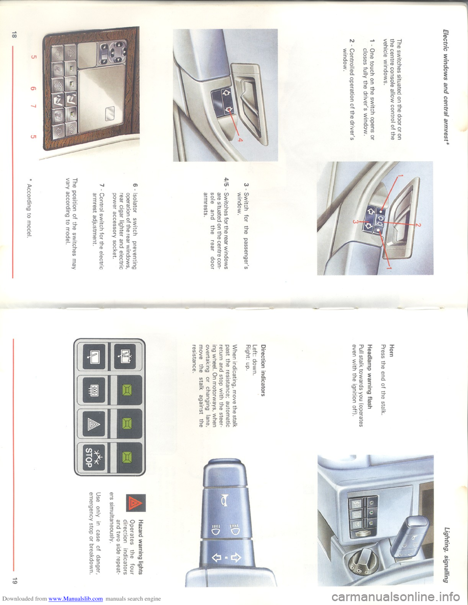 Citroen XM 1993 1.G Owners Manual Downloaded from www.Manualslib.com manuals search engine   