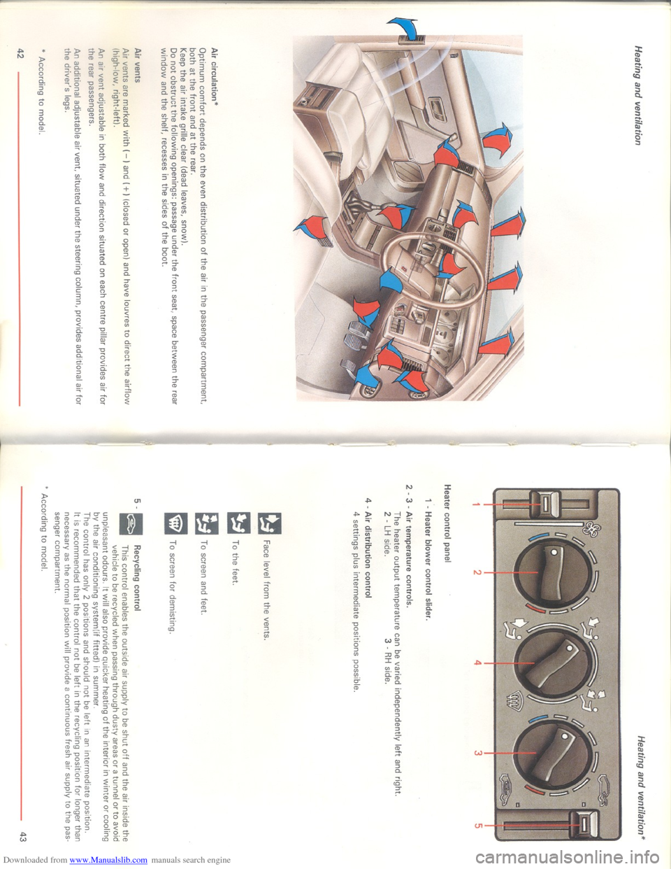 Citroen XM 1993 1.G Owners Manual Downloaded from www.Manualslib.com manuals search engine   