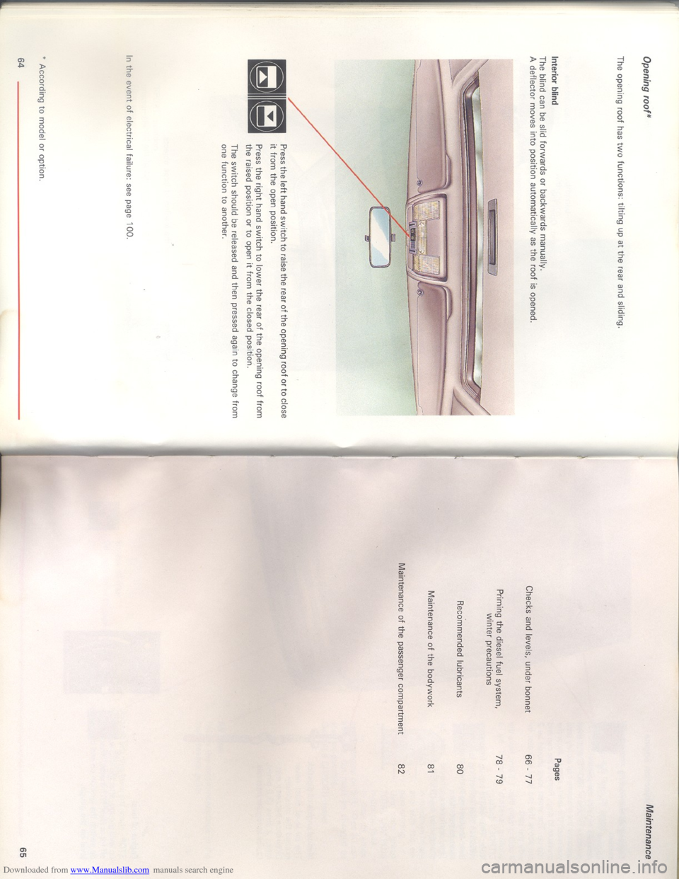 Citroen XM 1993 1.G Owners Manual Downloaded from www.Manualslib.com manuals search engine   