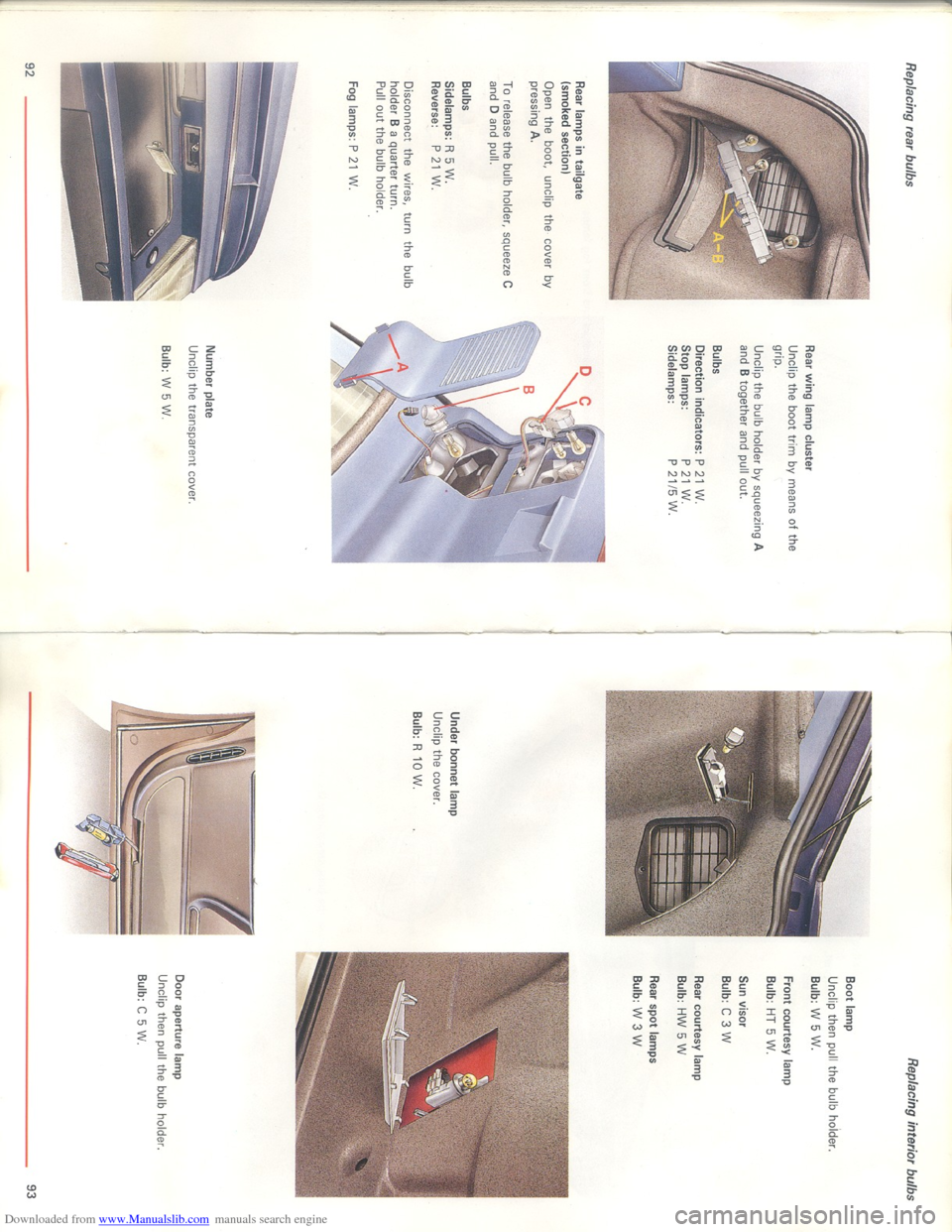 Citroen XM 1993 1.G Owners Manual Downloaded from www.Manualslib.com manuals search engine   