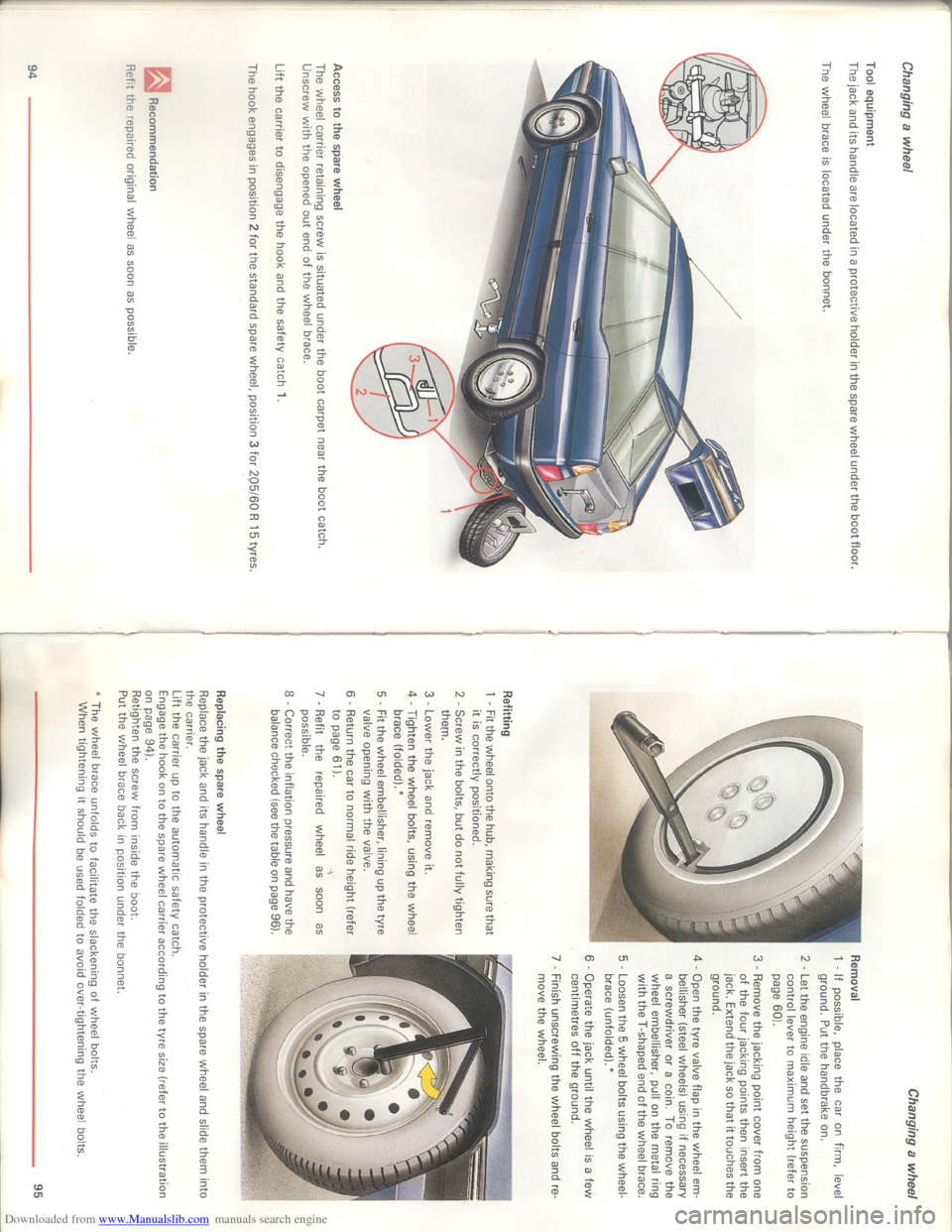Citroen XM 1993 1.G Owners Manual Downloaded from www.Manualslib.com manuals search engine   