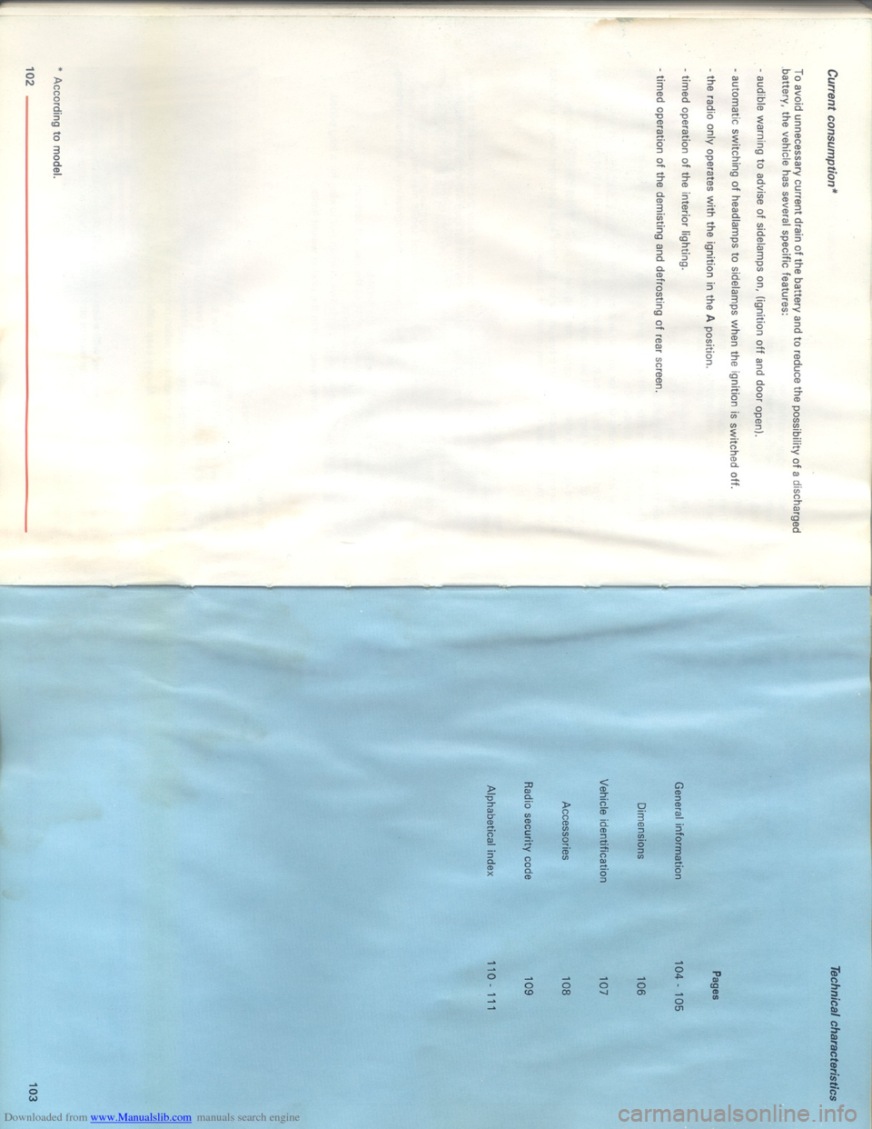 Citroen XM 1993 1.G Owners Manual Downloaded from www.Manualslib.com manuals search engine   