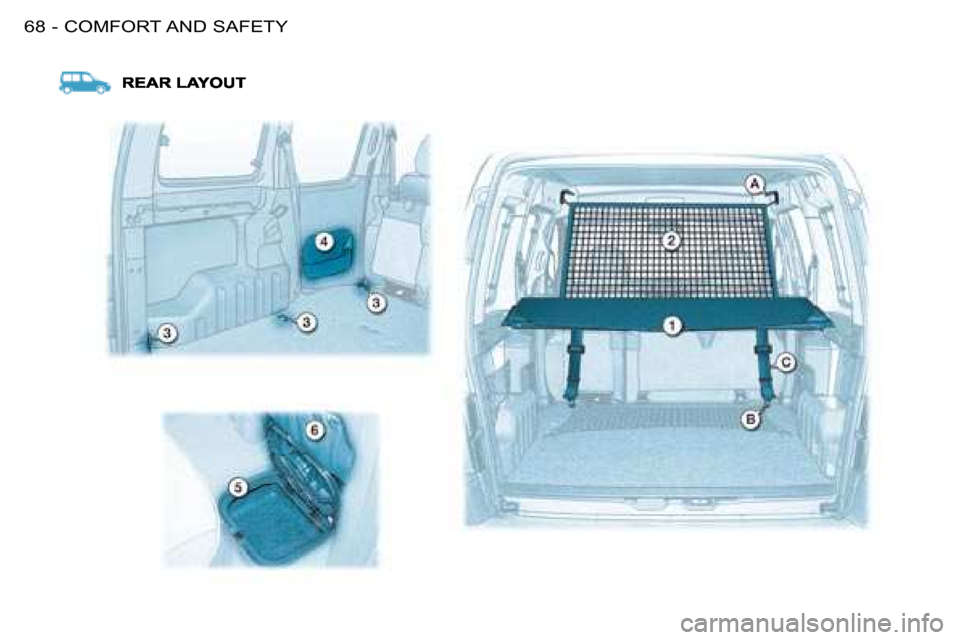 Citroen BERLINGO FIRST RHD 2009 1.G Owners Manual COMFORT AND SAFETY68 -   