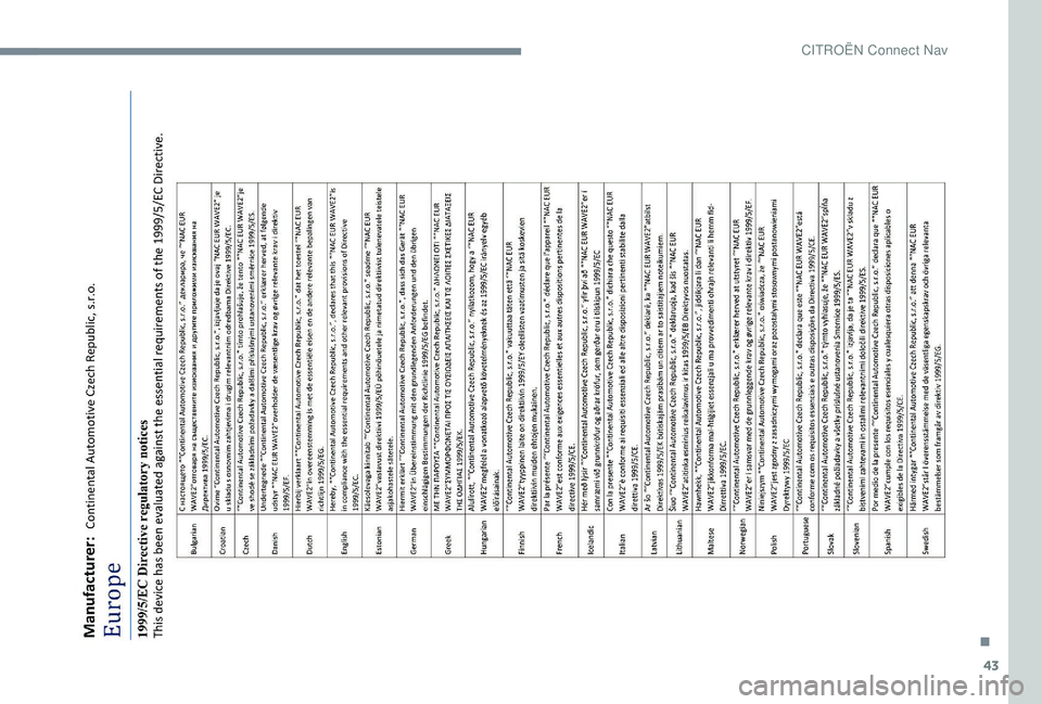 CITROEN C3 2019  Notices Demploi (in French) 43
. 
CIT  