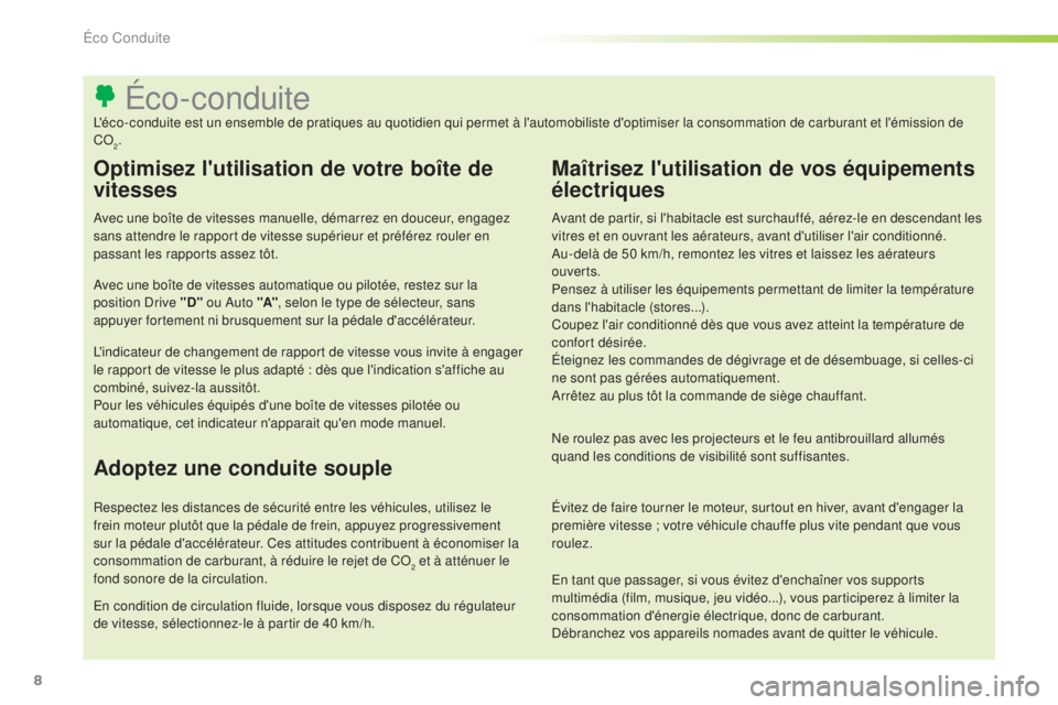 CITROEN C-ELYSÉE 2016 Notices Demploi (in French) 8
en tant que passager, si vous évitez d'enchaîner vos supports
multimédia (film, musique, jeu vidéo...), vous participerez à limiter la
consommation d'énergie électrique, donc de car CITROEN C-ELYSÉE 2016 Notices Demploi (in French) 8
en tant que passager, si vous évitez d'enchaîner vos supports
multimédia (film, musique, jeu vidéo...), vous participerez à limiter la
consommation d'énergie électrique, donc de car