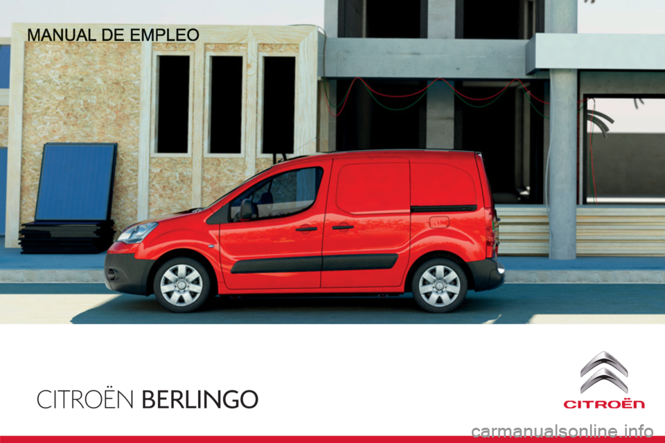 CITROEN BERLINGO ELECTRIC 2015  Manuales de Empleo (in Spanish) CITROËNBERLINGO 