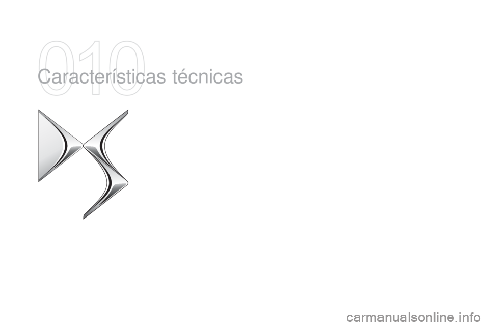 CITROEN DS5 2015  Manuales de Empleo (in Spanish) DS5_es_Chap10_caracteristiques_ed01-2015
Características técnicas  