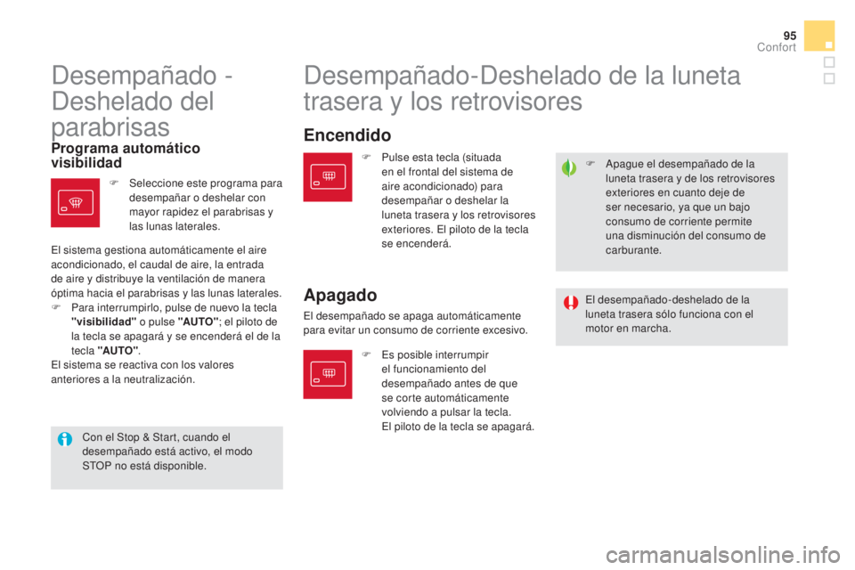 CITROEN DS5 2015 Manuales de Empleo (in Spanish) 95
DS5_es_Chap03_confort_ed01-2015
F Apague el desempañado de la luneta trasera y de los retrovisores
exteriores en cuanto deje de
ser necesario, ya que un bajo
consumo de corriente permite
una d CITROEN DS5 2015 Manuales de Empleo (in Spanish) 95
DS5_es_Chap03_confort_ed01-2015
F Apague el desempañado de la luneta trasera y de los retrovisores
exteriores en cuanto deje de
ser necesario, ya que un bajo
consumo de corriente permite
una d
