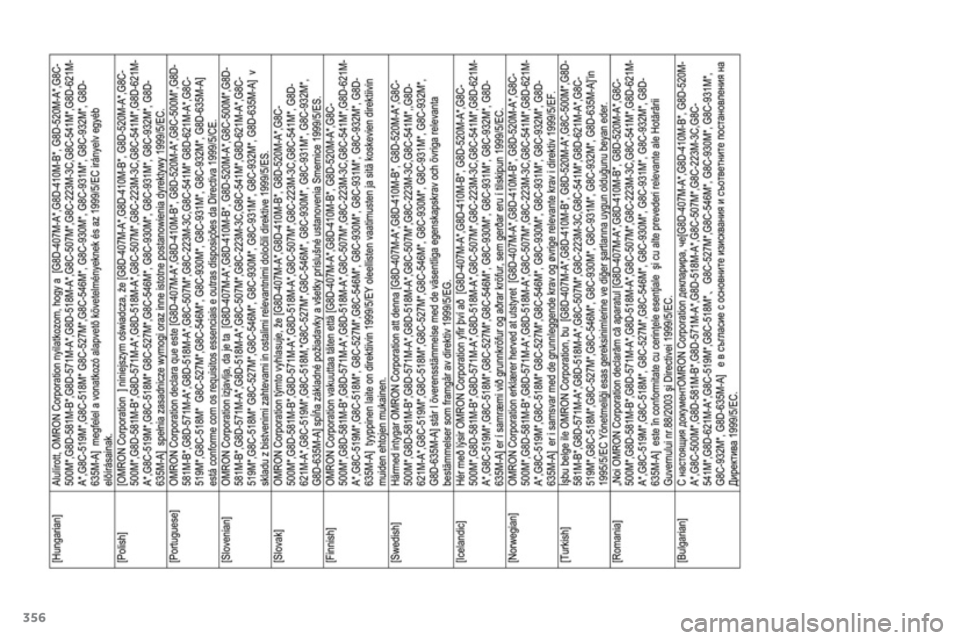 CITROEN C4 AIRCROSS 2014  Manual do condutor (in Portuguese) 356 