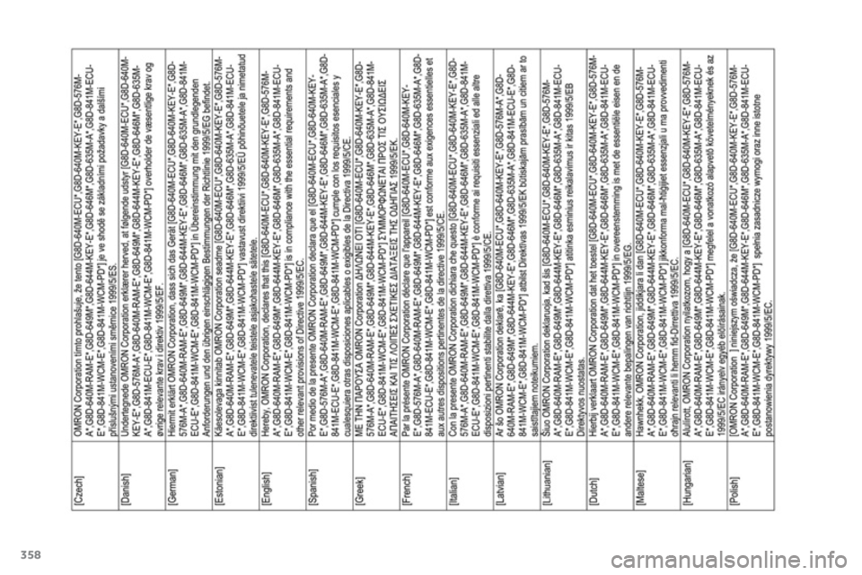 CITROEN C4 AIRCROSS 2014  Manual do condutor (in Portuguese) 358 