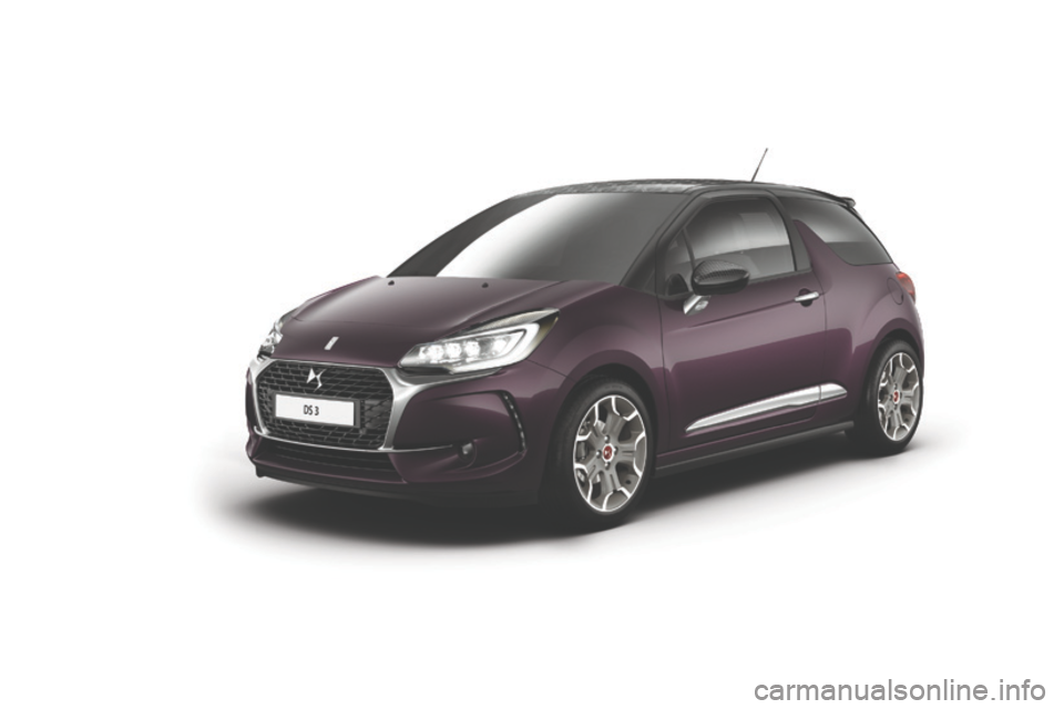 Citroen DS3 RHD 2016 1.G Owners Manual 
