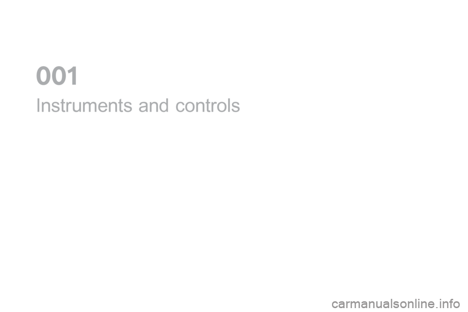 Citroen DS5 HYBRID RHD 2016 1.G Owners Manual Instruments and controls
0  