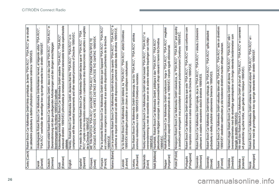 CITROEN JUMPER SPACETOURER 2017  Omistajan Käsikirjat (in Finnish) 26 
CIT  