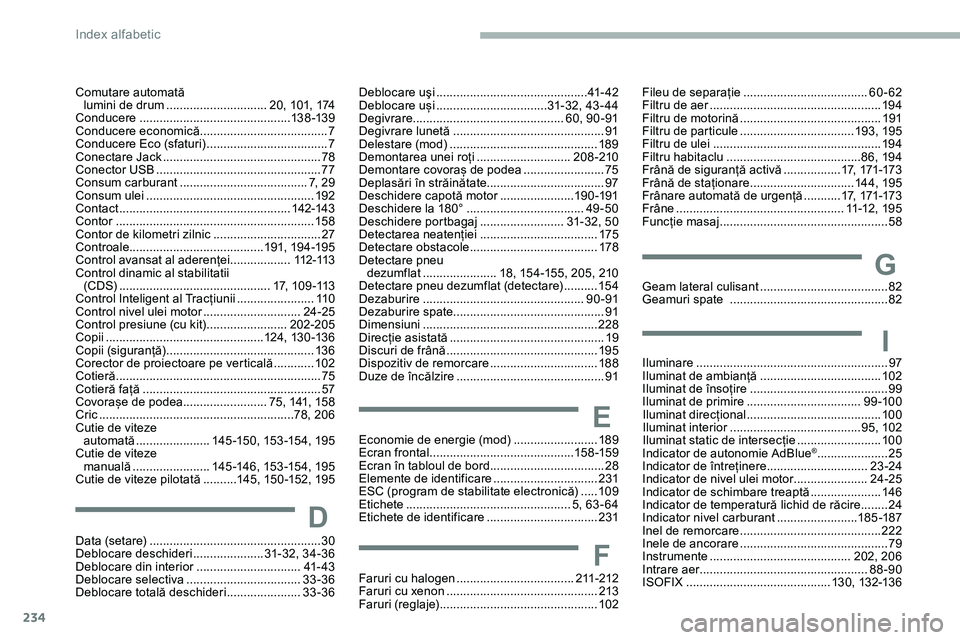 CITROEN JUMPER SPACETOURER 2020 Ghiduri De Utilizare (in Romanian) 234
G
I
Geam lateral culisant ......................................82
G eamuri spate ............................................... 82
I
luminare
..............................
.................. CITROEN JUMPER SPACETOURER 2020 Ghiduri De Utilizare (in Romanian) 234
G
I
Geam lateral culisant ......................................82
G eamuri spate ............................................... 82
I
luminare
..............................
..................