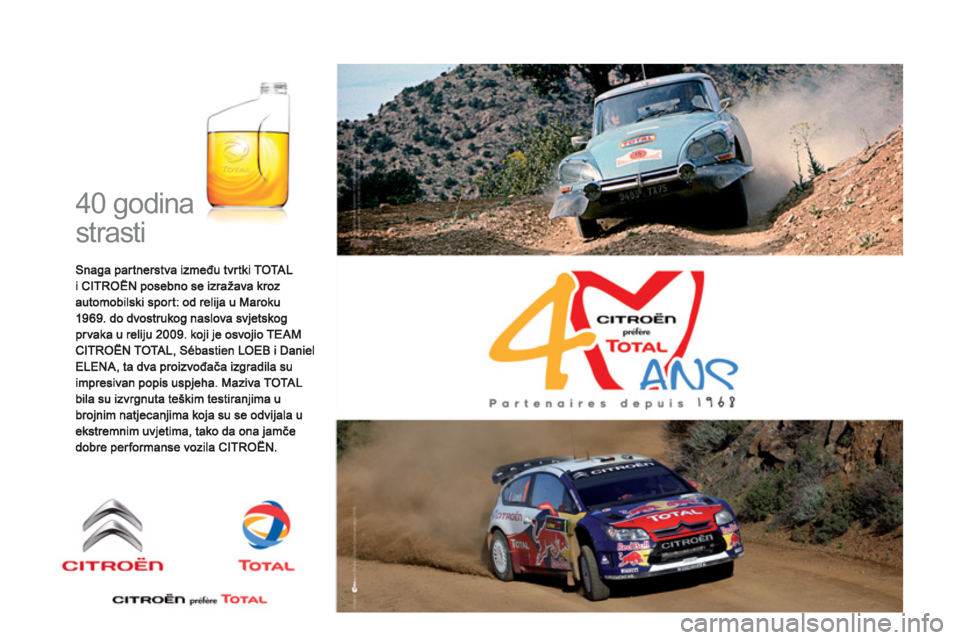 CITROEN DS3 2011  Upute Za Rukovanje (in Croatian)   40 godina 
strasti  
