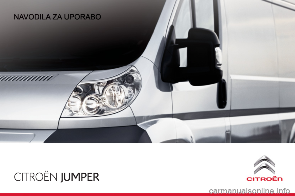 CITROEN JUMPER 2012  Navodila Za Uporabo (in Slovenian) 