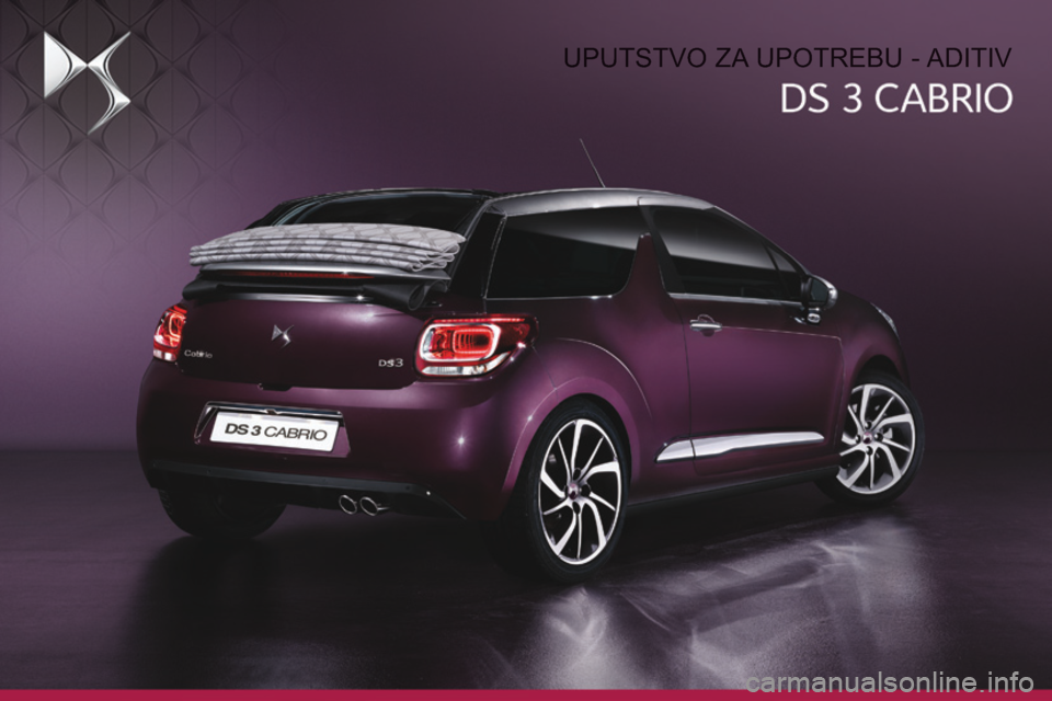 CITROEN DS3 CABRIO 2016  Priručnik (in Serbian)  UPUTSTVO ZA UPOTREBU - ADITIV  