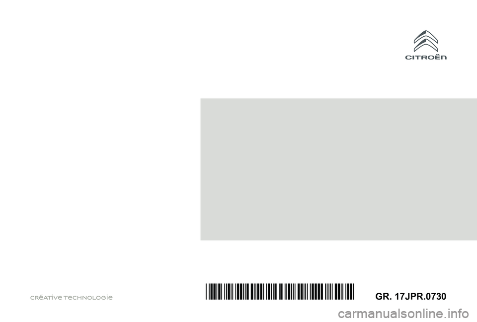 CITROEN JUMPER 2019  ΟΔΗΓΌΣ ΧΡΉΣΗΣ (in Greek) GR. 17JPR.0730*17JPR.0730* 