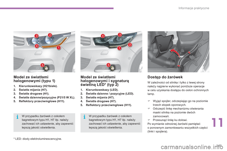 CITROEN C4 2015 Instrukcja obsługi (in Polish) 243
c4-2_pl_chap11_info-pratique_ed01-2015
c4-2_pl_chap11_info-pratique_ed01-2015
F Wyjąć spojler, odczepiając go na poziomie trzech stopek oporowych.
F
o
d
czepić linkę mechanizmu otwierania CITROEN C4 2015 Instrukcja obsługi (in Polish) 243
c4-2_pl_chap11_info-pratique_ed01-2015
c4-2_pl_chap11_info-pratique_ed01-2015
F Wyjąć spojler, odczepiając go na poziomie trzech stopek oporowych.
F
o
d
czepić linkę mechanizmu otwierania