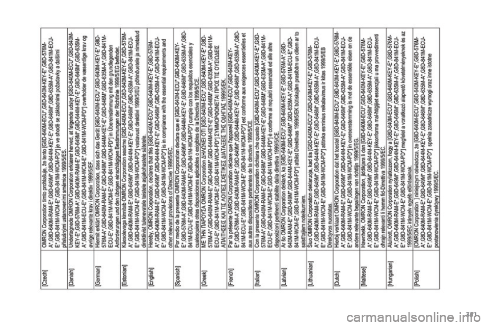 CITROEN C4 AIRCROSS 2016  Instrukcja obsługi (in Polish) 351
c4-aircross_pl_chap12_certificats_ed01-2014  