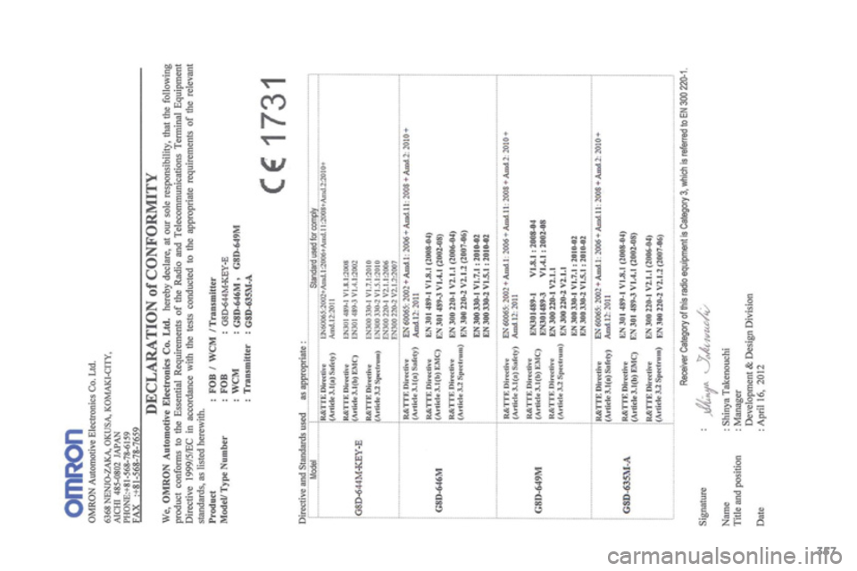 CITROEN C4 AIRCROSS 2014  Instrukcja obsługi (in Polish) 357 