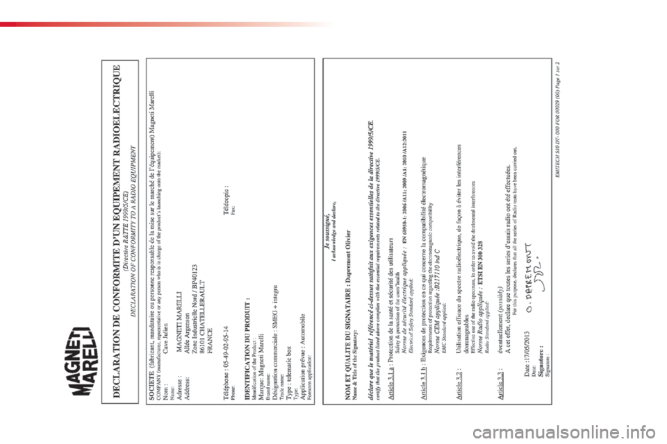 CITROEN C4 CACTUS 2016  Instrukcja obsługi (in Polish) 