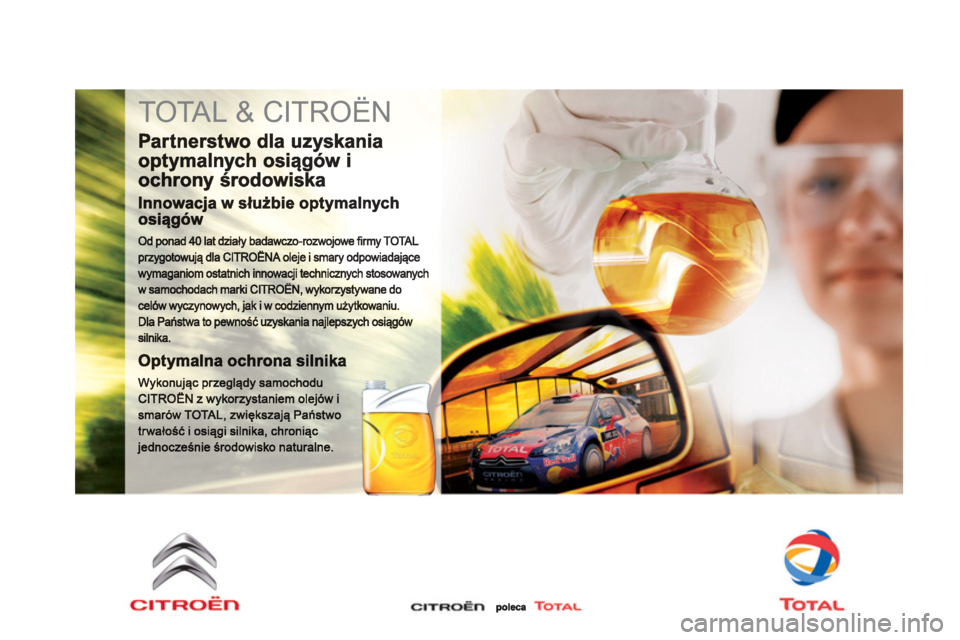 CITROEN DS3 CABRIO 2014  Instrukcja obsługi (in Polish)   TOTAL & CITROËN  