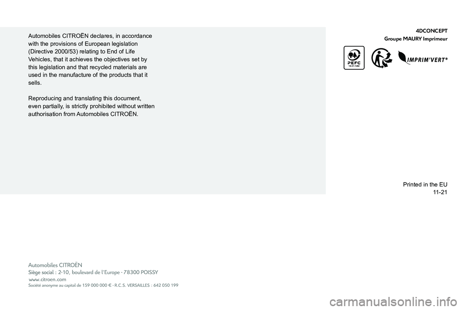 CITROEN AMI 2023  Owners Manual  
  
 
  
 10-31-1282  
Automobiles CITRO