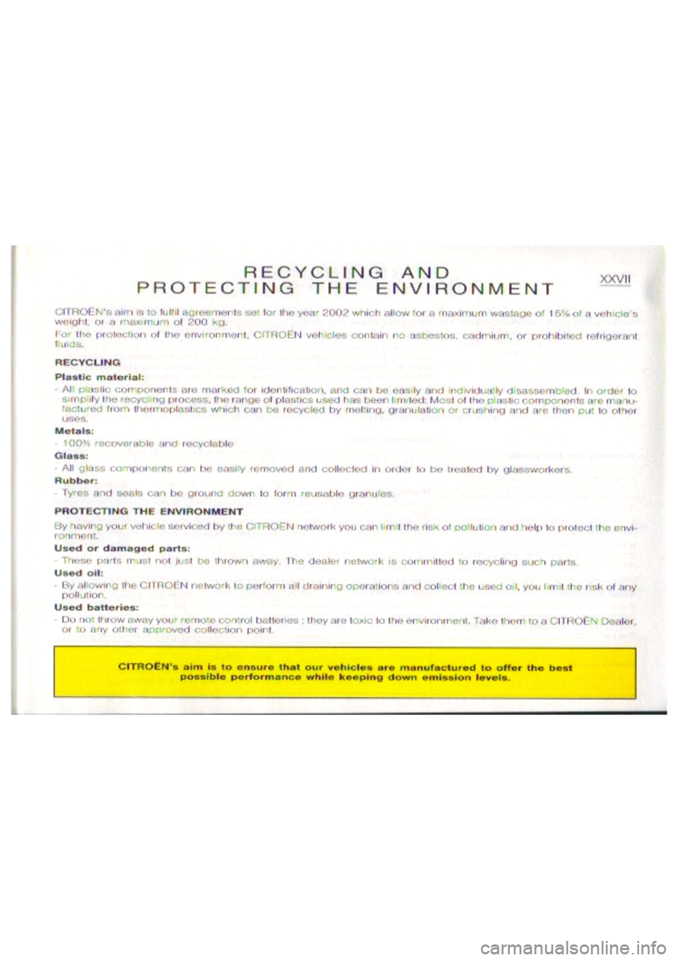 CITROEN BERLINGO VAN 2007  Owners Manual 