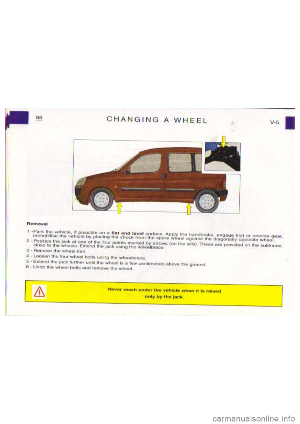 CITROEN BERLINGO VAN 2007  Owners Manual 