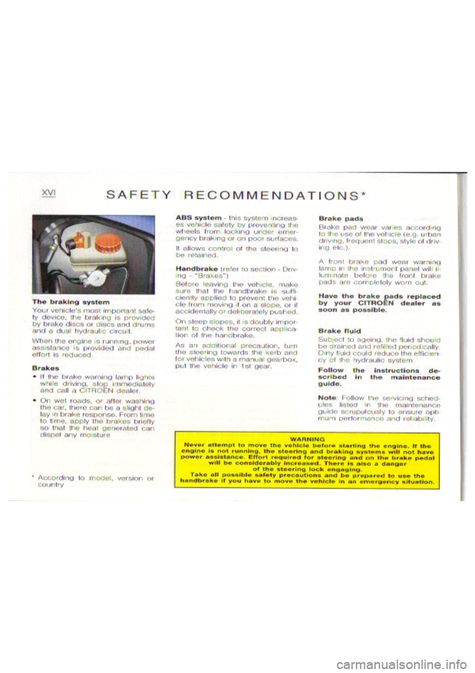 CITROEN BERLINGO VAN 2003  Owners Manual 