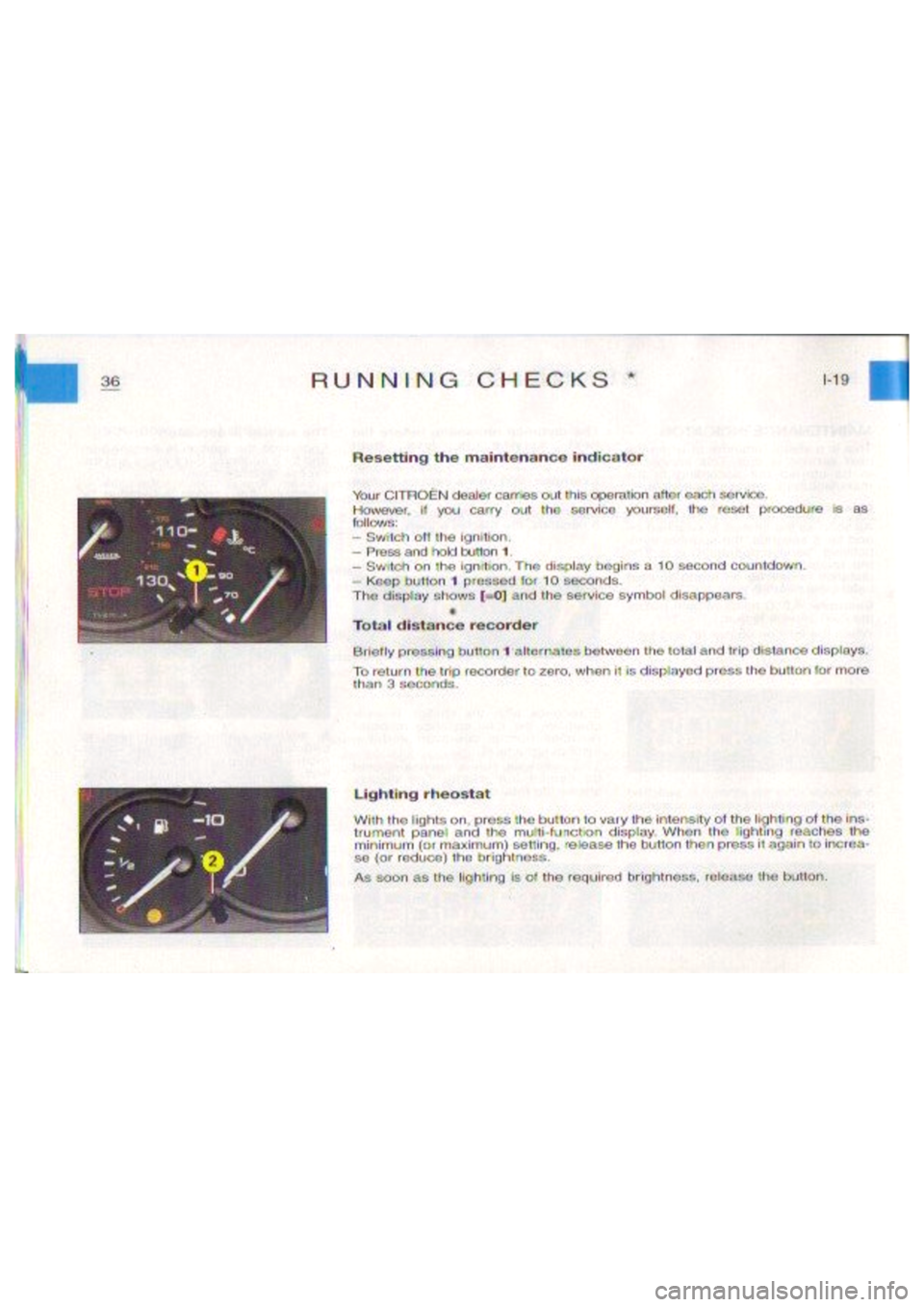 CITROEN BERLINGO VAN 2003  Owners Manual 