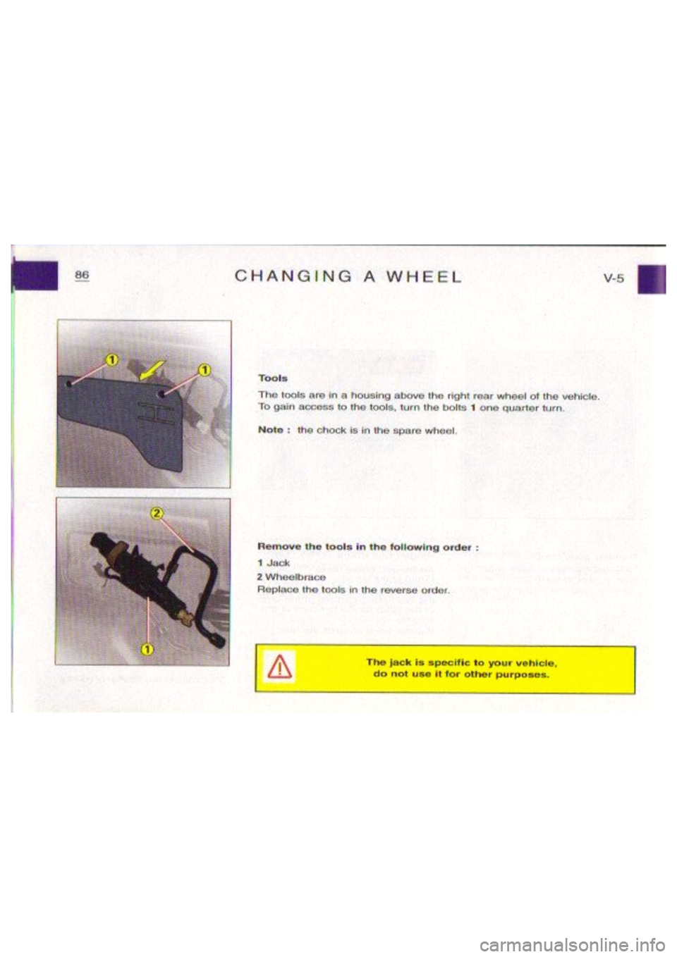 CITROEN BERLINGO VAN 2003  Owners Manual 