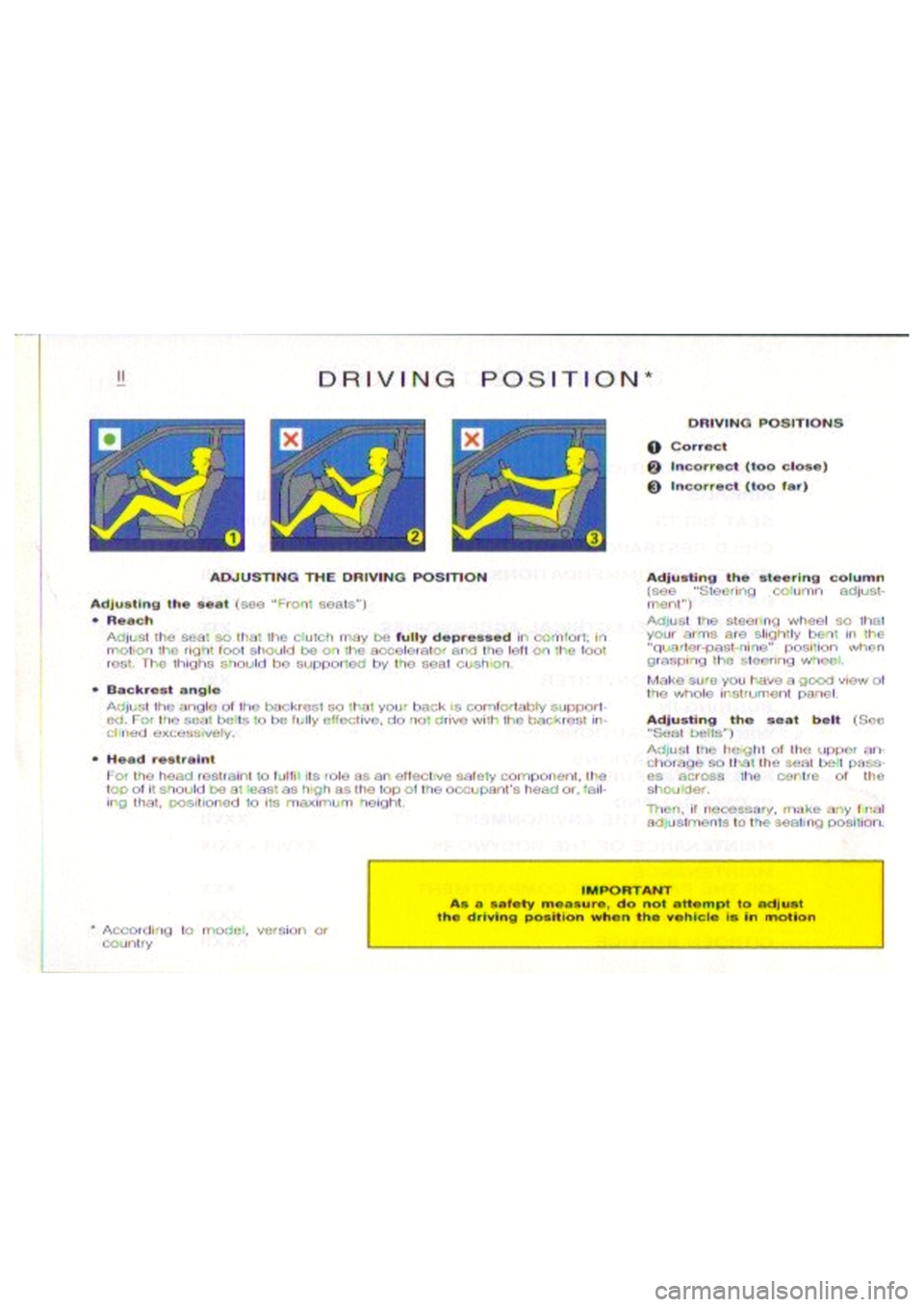 CITROEN BERLINGO VAN 2001  Owners Manual 