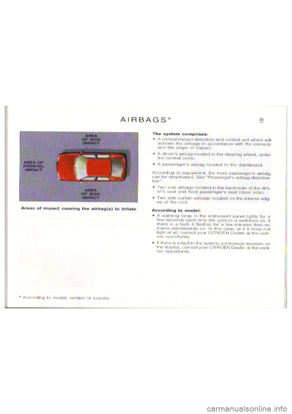 CITROEN BERLINGO VAN 2001  Owners Manual 