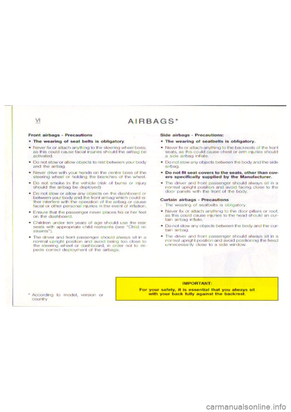 CITROEN BERLINGO VAN 2001  Owners Manual 
