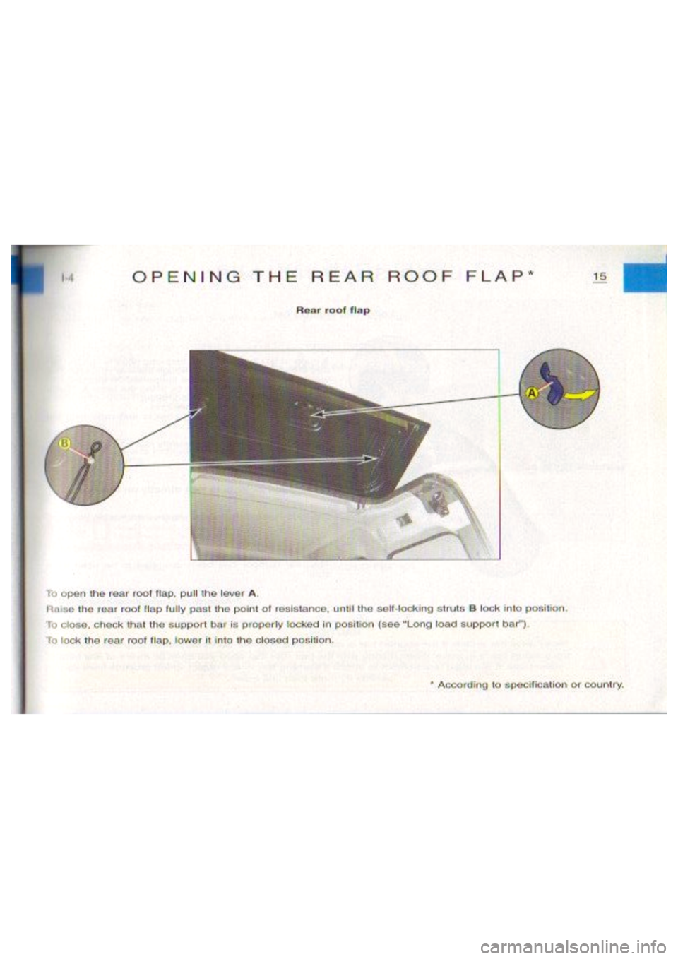 CITROEN BERLINGO VAN 2001  Owners Manual 