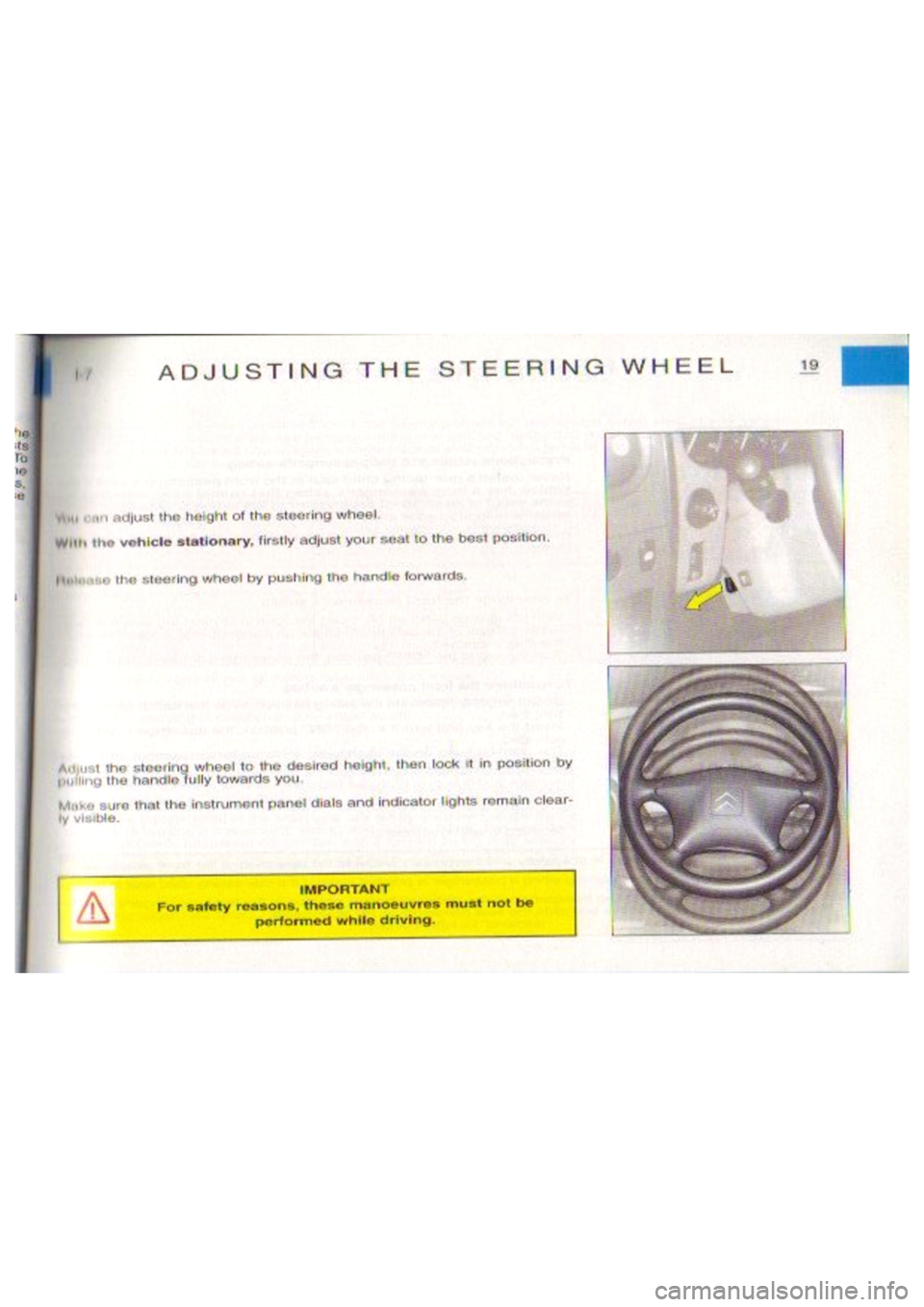 CITROEN BERLINGO VAN 2001  Owners Manual 