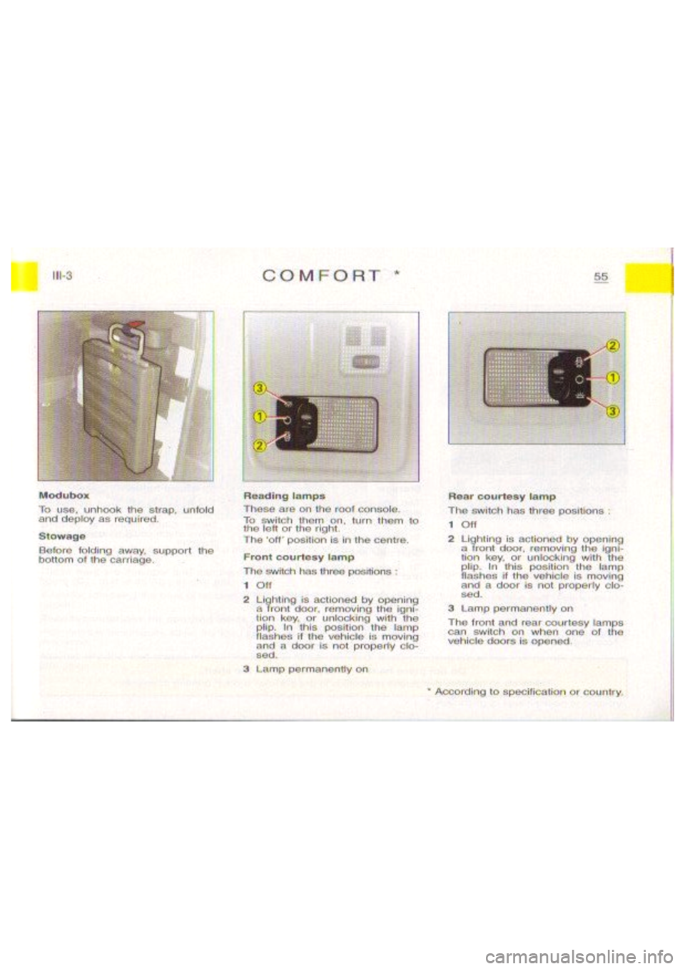 CITROEN BERLINGO VAN 2001  Owners Manual 