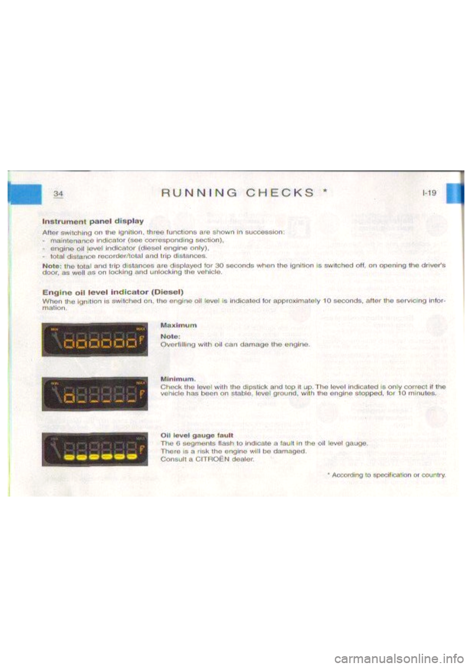 CITROEN BERLINGO VAN 2000  Owners Manual 