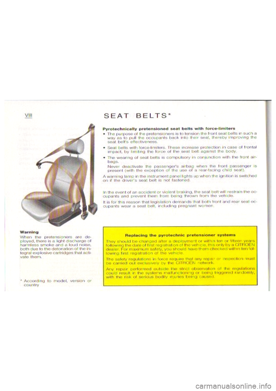 CITROEN BERLINGO VAN 1998  Owners Manual 