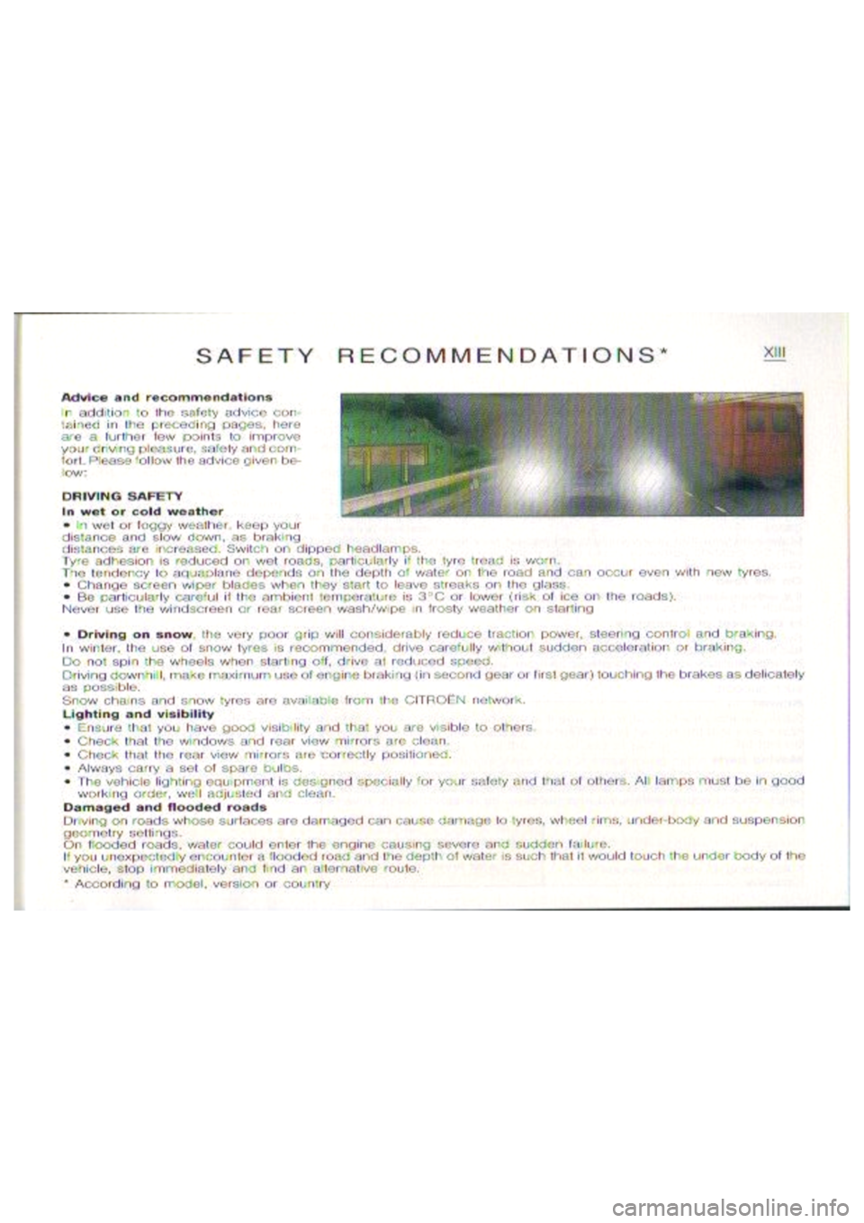 CITROEN BERLINGO VAN 1998  Owners Manual 