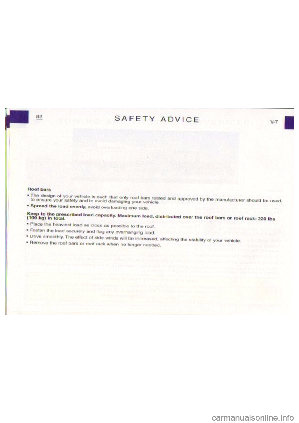 CITROEN BERLINGO VAN 1997  Owners Manual 